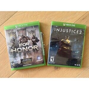 Injustice 2 Legendary Edition & For Honor (Microsoft Xbox One) Disc/Case Bundle